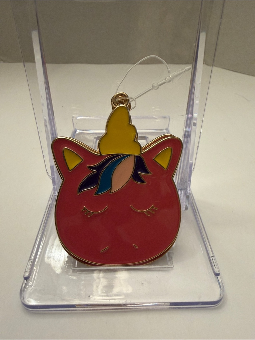 💰 Set of 5 Unicorn Cat Enamel Keychain Charms